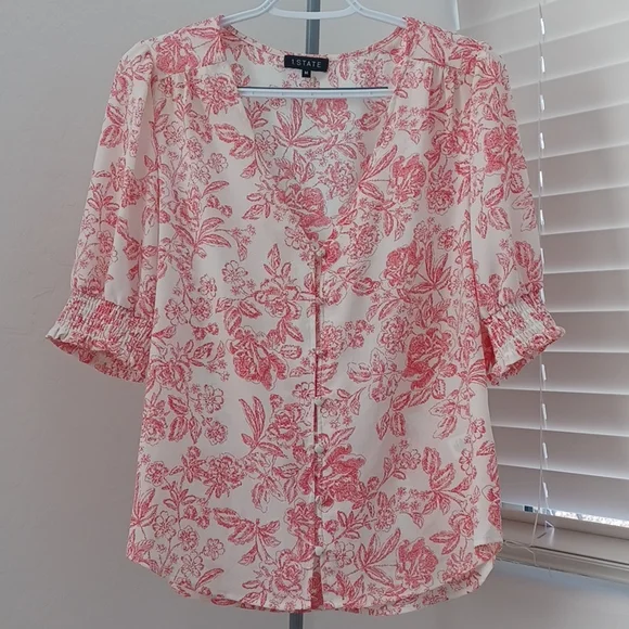 1. State Floral Blouse - Picture 2 of 8